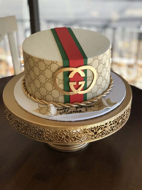 gucci cakes for ladies|Make a $120 Gucci Fondant Cake at Home .